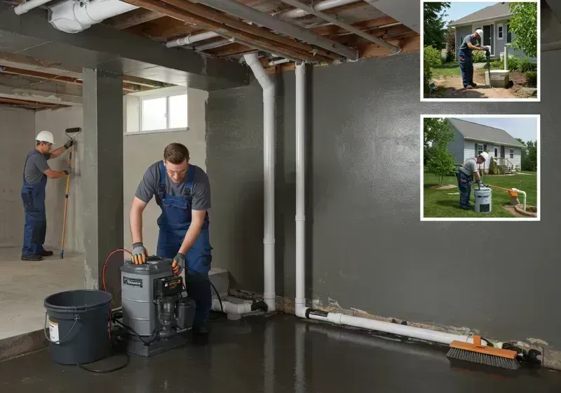 Basement Waterproofing and Flood Prevention process in Hampstead, NC